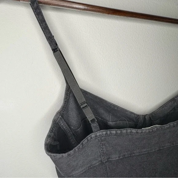 Y2K VINTAGE Aritzia Wilfred Bustier Tank Top Gray XS Excellent condition EUC - Picture 6 of 9